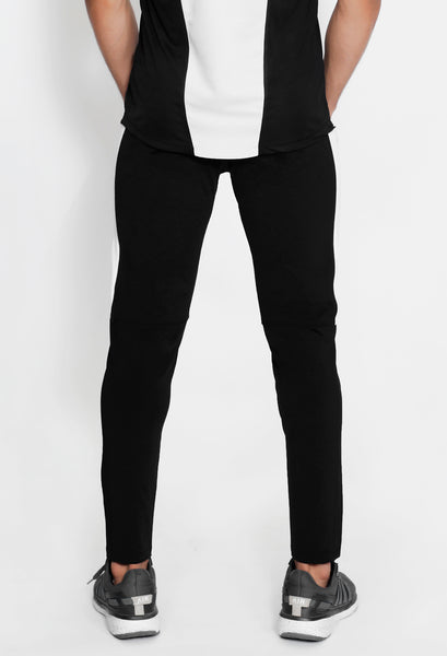 Black & White Men's Running Tights
