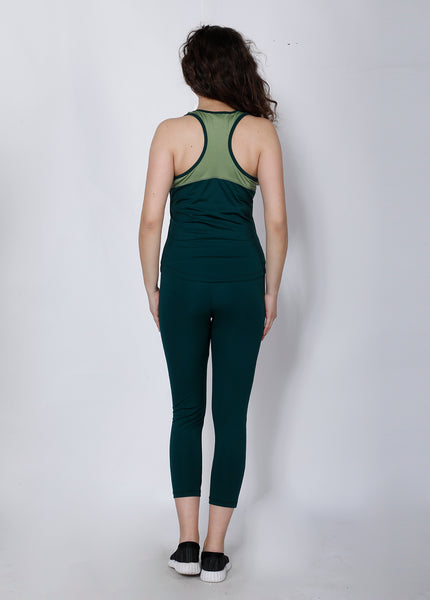Bottle Green 7/8th tights