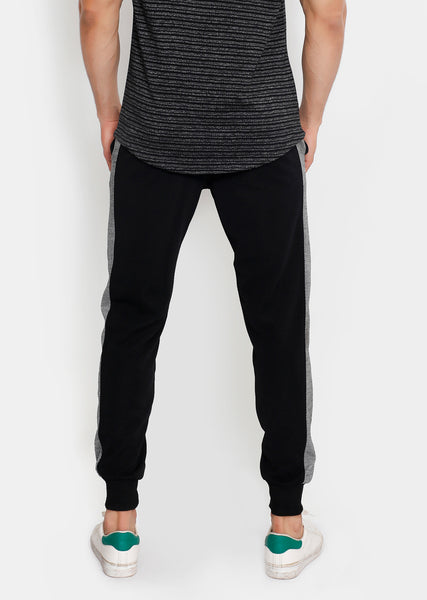 Black Grey French Terry Joggers