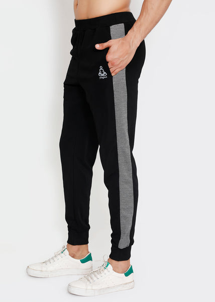 Black Grey French Terry Joggers