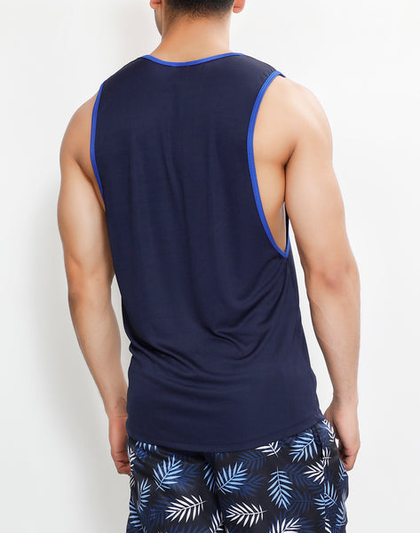 Navy Blue Slam Dunk Tank