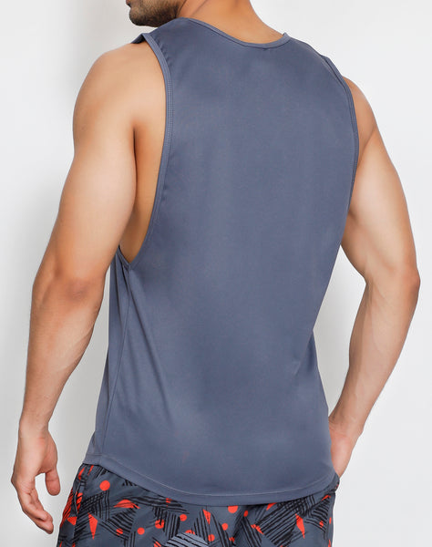 Grey Orange Tank