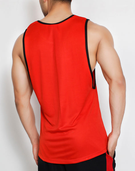 Red & Black Slam Dunk Tank