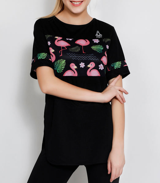 Black Chirpy Long T-Shirt