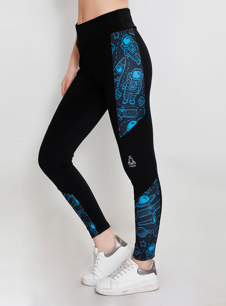 Black Space Travel Tights