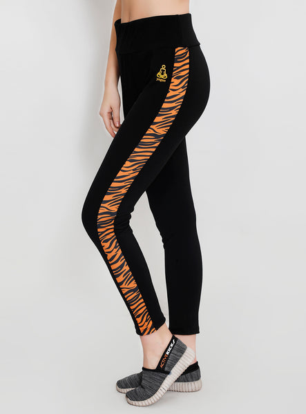 Black Tights with Tiger Stripes