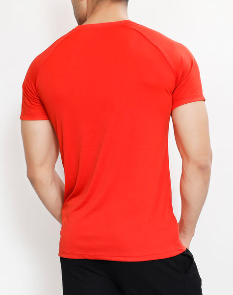 Red & White Roundneck T-Shirt
