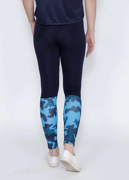 Navy & Cobalt 2Tone Tights