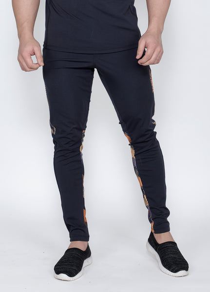 Graphite CrissCross Slim-Fit Trackpants