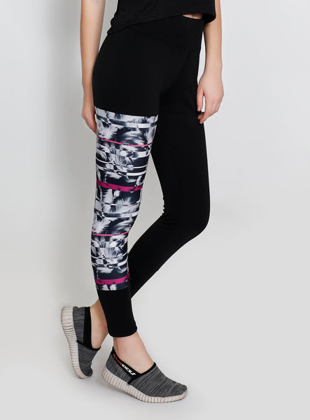 Black White & Pink Tights