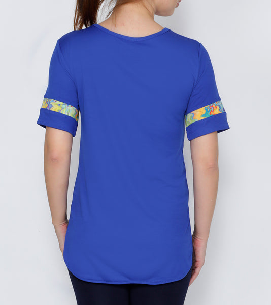Blue Mirage Long T-Shirt