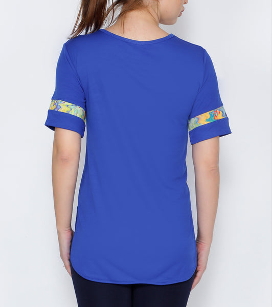 Blue Mirage Long T-Shirt