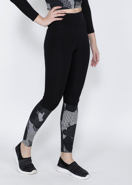 Square Grid 2Tone Tights