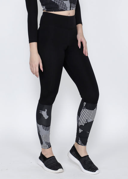 Square Grid 2Tone Tights