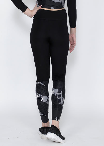 Square Grid 2Tone Tights