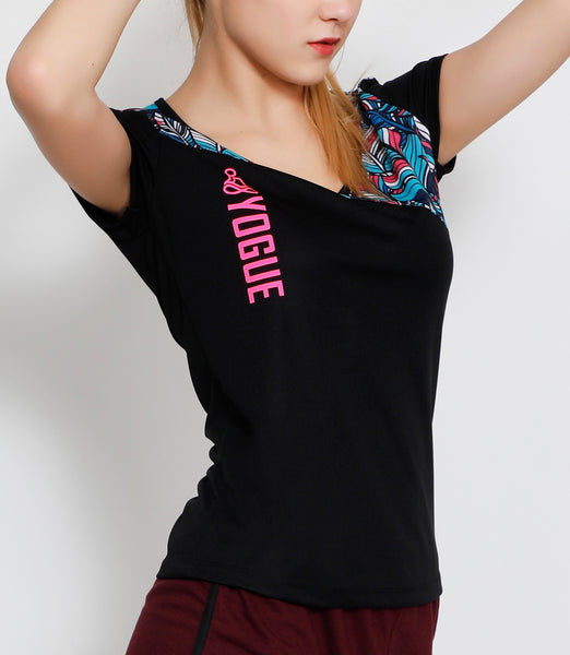 Black & Pink Oblique T-Shirt