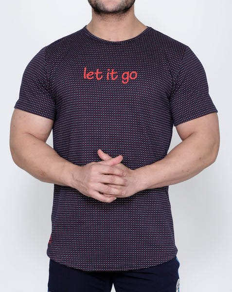 Navy & Red Let it Go T-Shirt