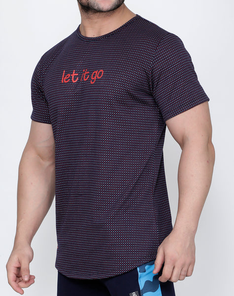Navy & Red Let it Go T-Shirt