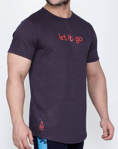 Navy & Red Let it Go T-Shirt