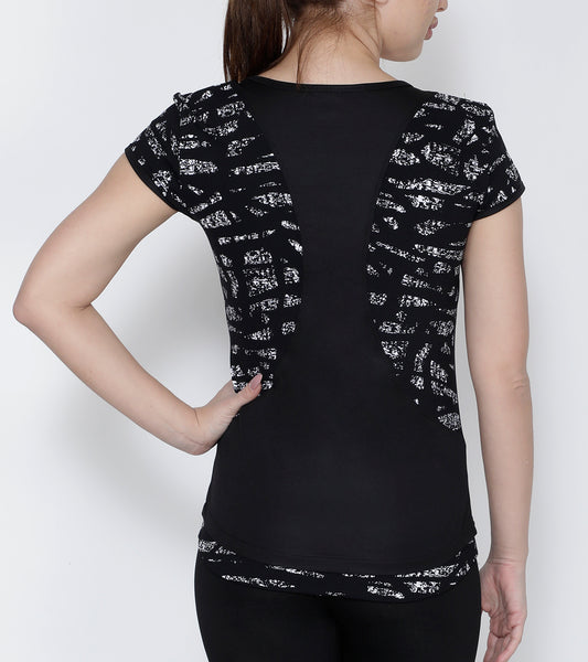 Black Let it Go Racerback T-Shirt