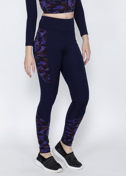 Peacock Camo Tights