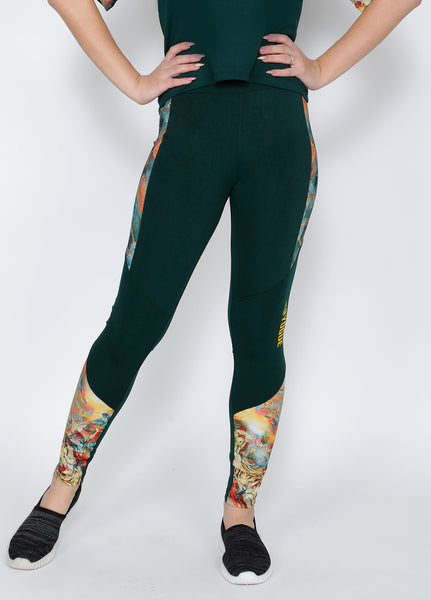 Green ColorMix Tights