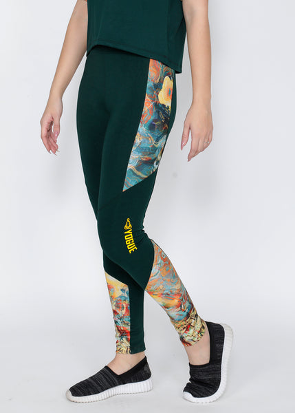 Green ColorMix Tights