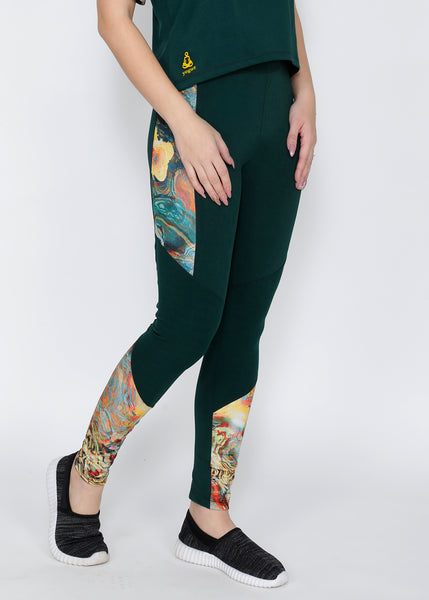 Green ColorMix Tights