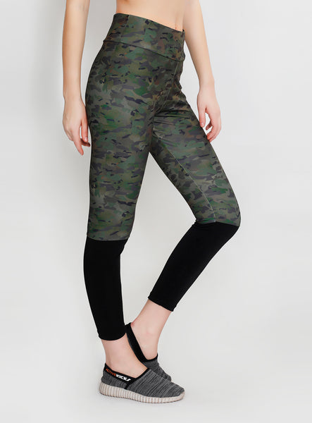 Camo Black 2Tone Tights