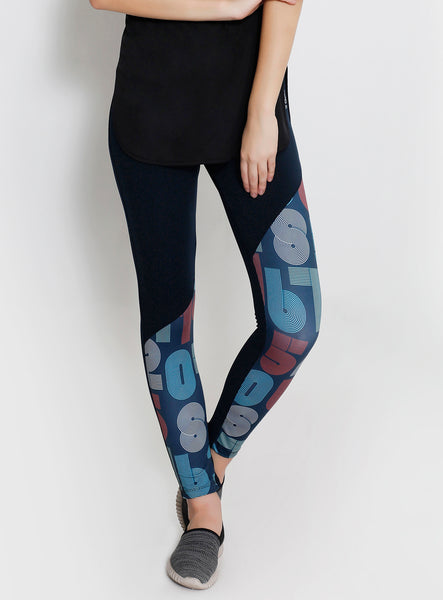 Digital SlantCut Tights