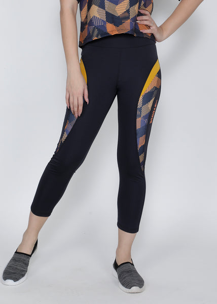 Shop The Look - Crop Top + Tights - Graphite Crisscross