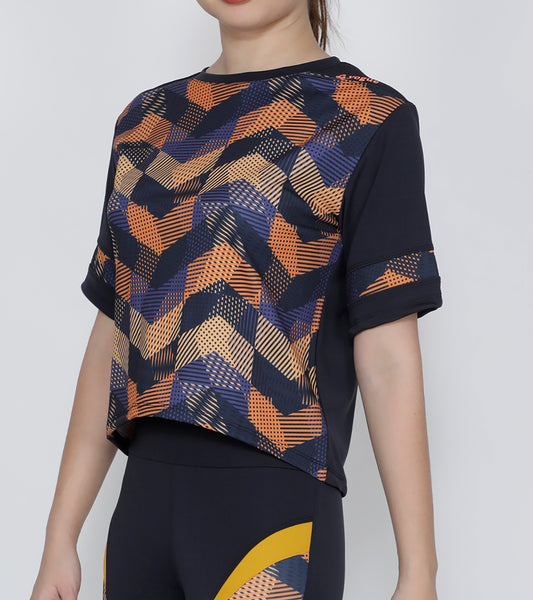 Graphite CrissCross Crop Top