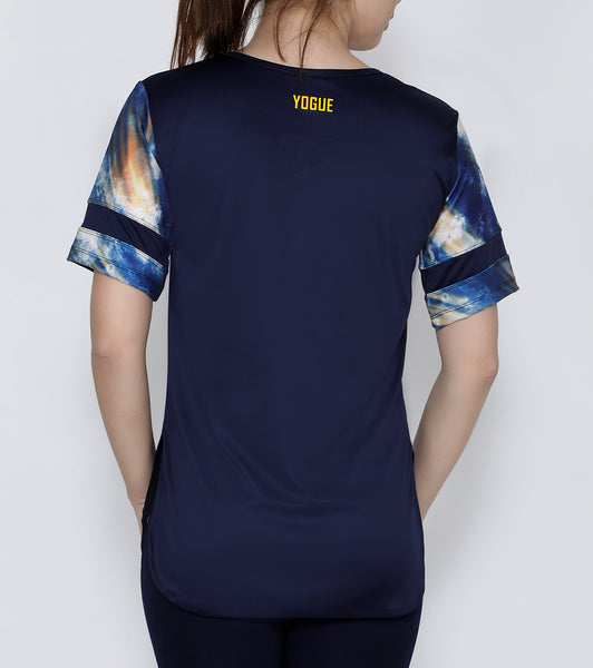 Navy Let it Go Long T-Shirt