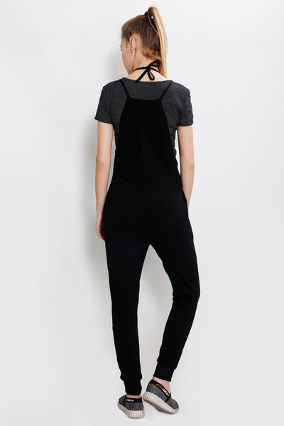 Black Full Length Jumpsuit