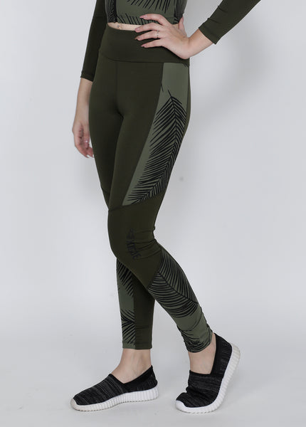 Olive Leaves Tights