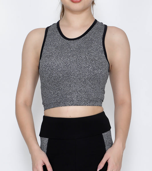 Black Pebble Compression Top