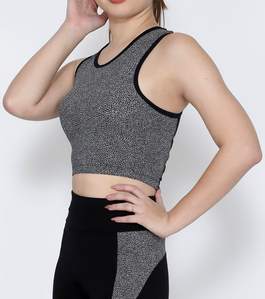 Black Pebble Compression Top