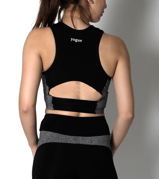 Black Pebble Compression Top