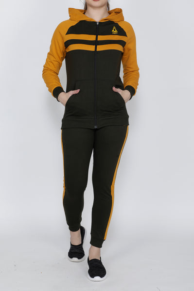 Olive and Mustard Tracksuit