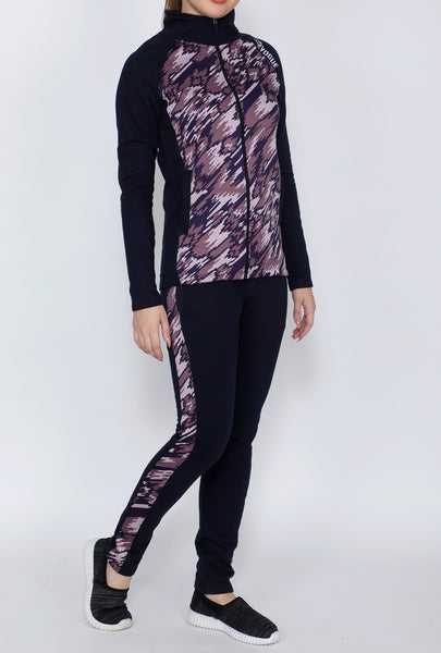 Mauve & Navy Thermal Tracksuit