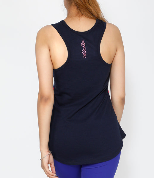 Pink Wavy Cotton Tank