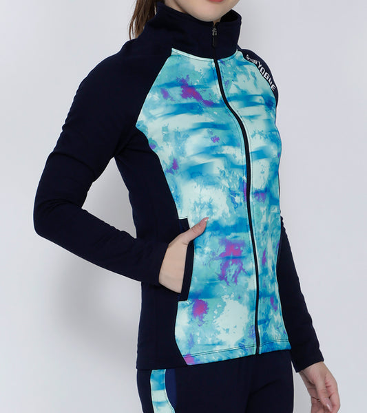 Turquoise Navy Thermal Jacket