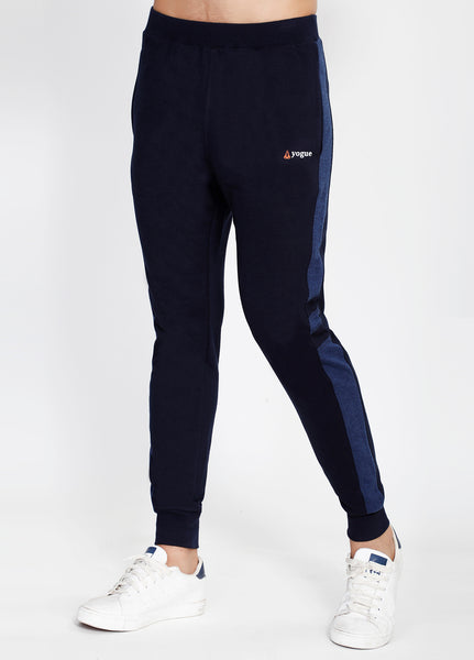 Navy Hooded Tracksuit with Blue Contrast