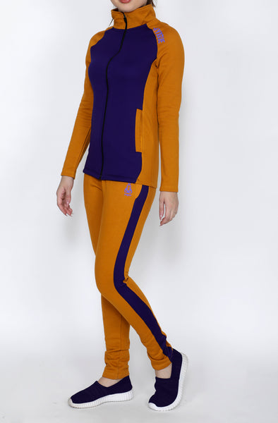 Purple & Gold Thermal Tracksuit