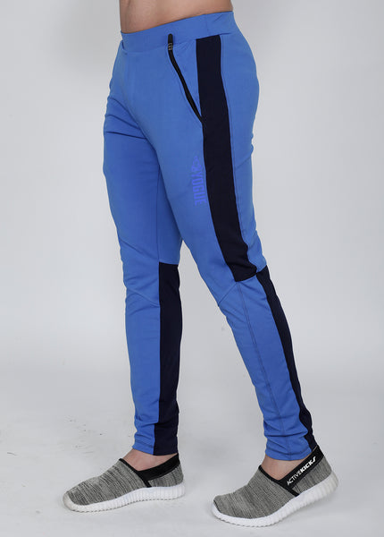 Indian Blue Slim-Fit Trackpants