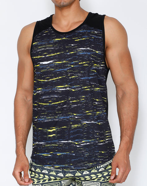 Atlantic Black Cotton Tank