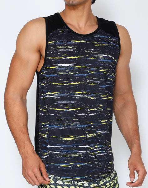 Atlantic Black Cotton Tank