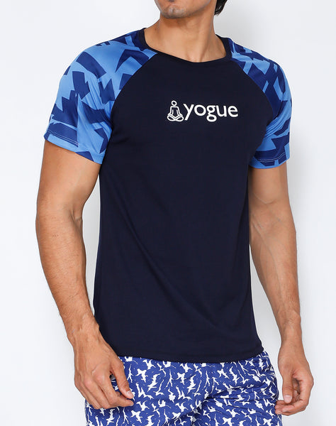 Navy Robin Yogue T-Shirt