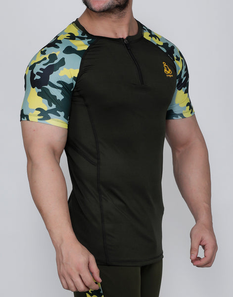Olive Marine Compression T-Shirt
