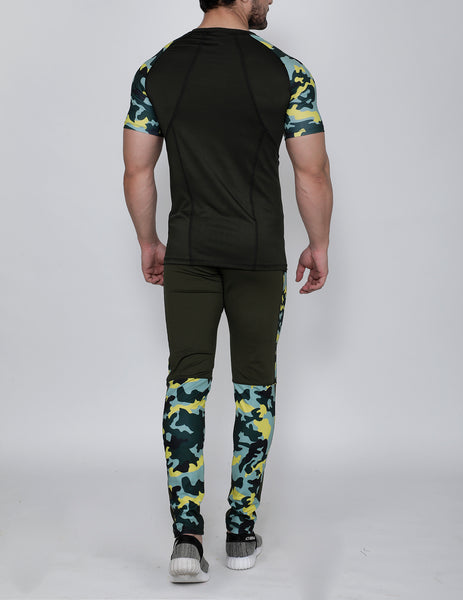 Olive Marine Compression T-Shirt